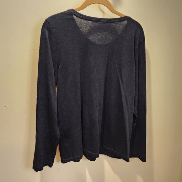 DRESSBARN Women's black Cotton Blend long Sleeves T-shirt size XL - Picture 5 of 8